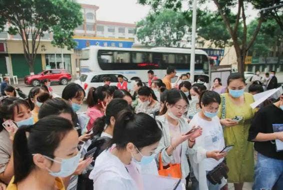 武汉驮运人力资源有限公司为襄垣县公开招聘政府购买服务性岗位幼儿教师笔试工作圆满完成