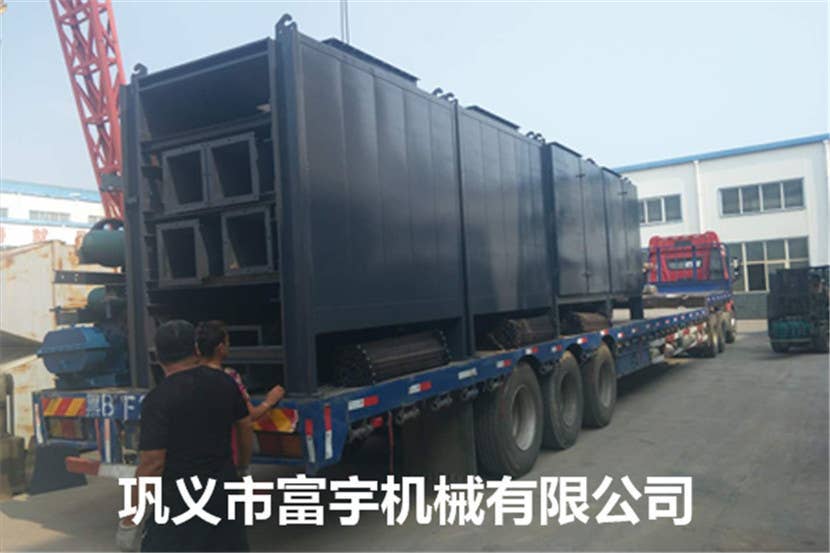 型煤烘干设备现场运行视频