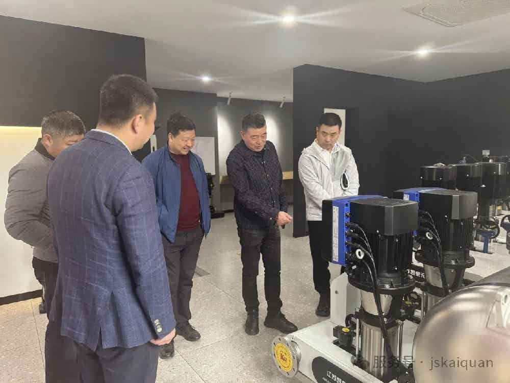 【凝心聚力促发展】白马镇政协领导率领全镇政协委员莅临温州依耐泵阀有限公司视察指导