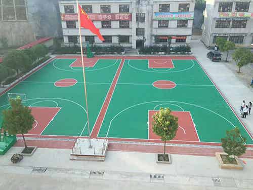 惠州丙烯酸球场地坪设计