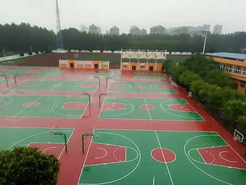 篮球场地坪